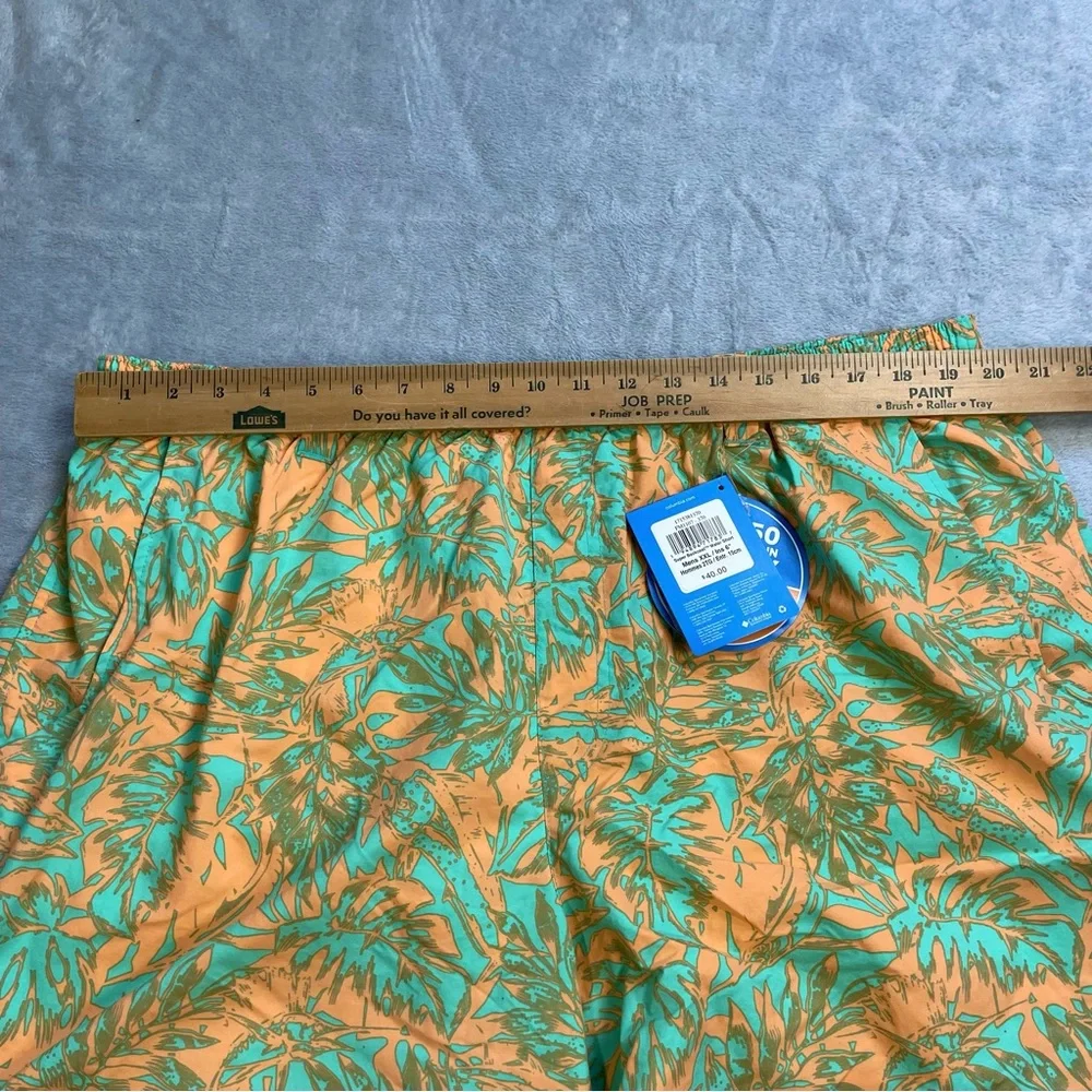 Columbia PFG Water Shorts Swim Trunks XXL Mens NWT Super Backcast Tropical Palm